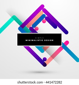 Geometric Vector Background. Triangles Pattern for Business Presentations, Application Cover and Web Site Design