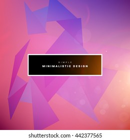 Fondo del vector geométrico. Patrón de triángulos para presentaciones empresariales, cubierta de aplicaciones y diseño de sitios web.