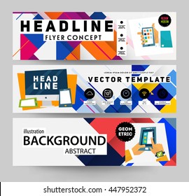 Geometric Vector Background. Triangles Pattern for Business Presentations, Application Cover and Web Site Design.