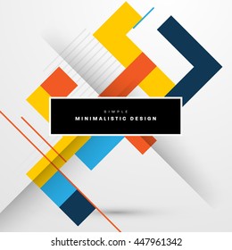 Geometric Vector Background. Triangles Pattern for Business Presentations, Application Cover and Web Site Design.