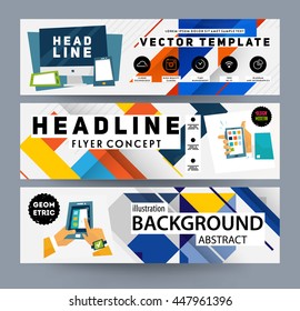 Geometric Vector Background. Triangles Pattern for Business Presentations, Application Cover and Web Site Design.