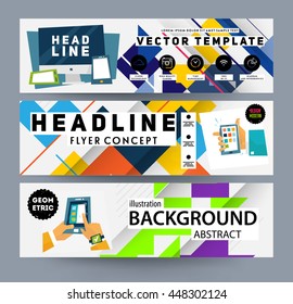 Geometric Vector Background. Triangles Pattern for Business Presentations, Application Cover and Web Site Design.