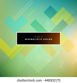 Geometric Vector Background. Triangles Pattern for Business Presentations, Application Cover and Web Site Design.