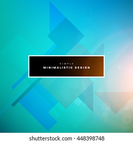 Geometric Vector Background. Triangles Pattern for Business Presentations, Application Cover and Web Site Design.