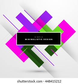 Geometric Vector Background. Triangles Pattern for Business Presentations, Application Cover and Web Site Design.