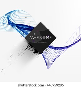 Geometric Vector Background. Triangles Pattern for Business Presentations, Application Cover and Web Site Design.
