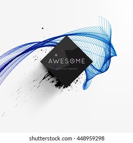 Geometric Vector Background. Triangles Pattern for Business Presentations, Application Cover and Web Site Design.
