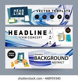 Geometric Vector Background. Triangles Pattern for Business Presentations, Application Cover and Web Site Design.
