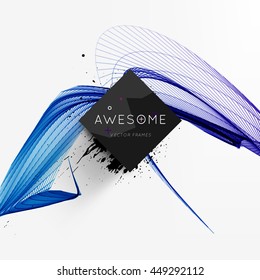 Geometric Vector Background. Triangles Pattern for Business Presentations, Application Cover and Web Site Design.