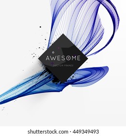 Geometric Vector Background. Triangles Pattern for Business Presentations, Application Cover and Web Site Design.