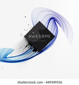 Geometric Vector Background. Triangles Pattern for Business Presentations, Application Cover and Web Site Design.