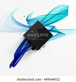 Geometric Vector Background. Triangles Pattern for Business Presentations, Application Cover and Web Site Design.