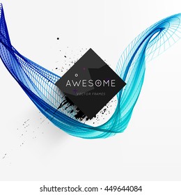 Geometric Vector Background. Triangles Pattern for Business Presentations, Application Cover and Web Site Design.