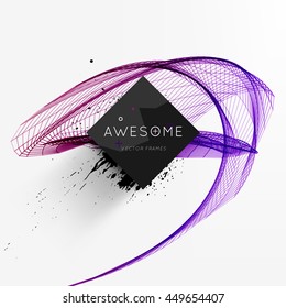 Geometric Vector Background. Triangles Pattern for Business Presentations, Application Cover and Web Site Design.