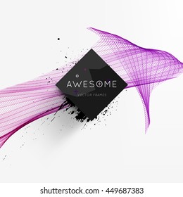 Geometric Vector Background. Triangles Pattern for Business Presentations, Application Cover and Web Site Design.
