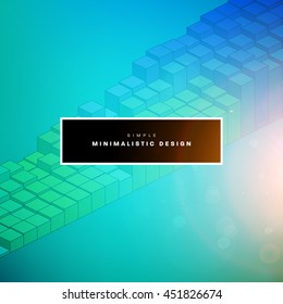 Geometric Vector Background. Triangles Pattern for Business Presentations, Application Cover and Web Site Design.