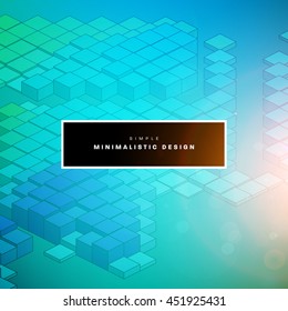 Geometric Vector Background. Triangles Pattern for Business Presentations, Application Cover and Web Site Design.