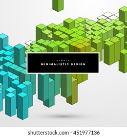 Geometric Vector Background. Triangles Pattern for Business Presentations, Application Cover and Web Site Design.