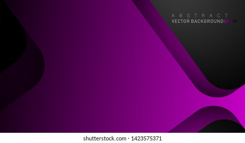 Geometric vector backgrounds that overlap layers on black space for text and background designs