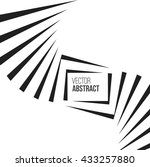 Geometric Vector Black and White Background. Architecture and Construction or Library Concept. Avant-Garde Style