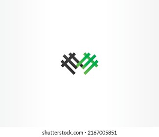 geometric vector brand logo concept design icon