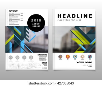 Geometric Vector Business Cards Backgrounds Set. Triangles Pattern. Flat Style Design