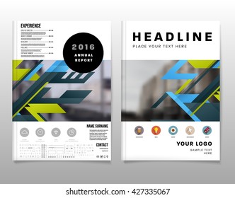 Geometric Vector Business Cards Backgrounds Set. Triangles Pattern. Flat Style Design