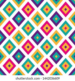 Geometric vector colorfull seamless pattern. Decorative illustration, good for printing. Vector seamless pattern.
Great for label, print, packaging, fabric.