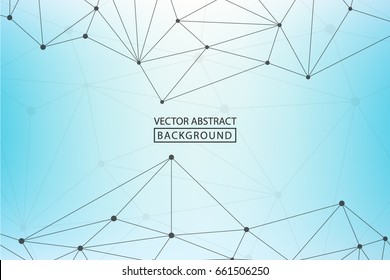 Geometric vector. Concept of the science, chemistry, biology, medicine, technology, business. Geometric backgrounds.