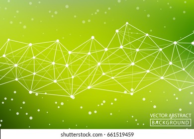 Geometric vector. Concept of the science, chemistry, biology, medicine, technology, business. Geometric backgrounds.