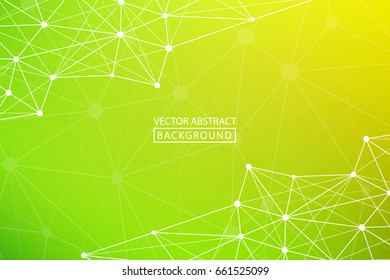 Geometric vector. Concept of the science, chemistry, biology, medicine, technology, business. Geometric backgrounds.