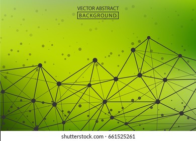 Geometric vector. Concept of the science, chemistry, biology, medicine, technology, business. Geometric backgrounds.