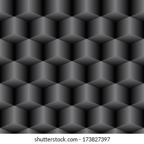 Geometric vector cubes background