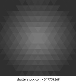 Geometric vector dark pattern. Background with flow effect. Abstract geometric ornament