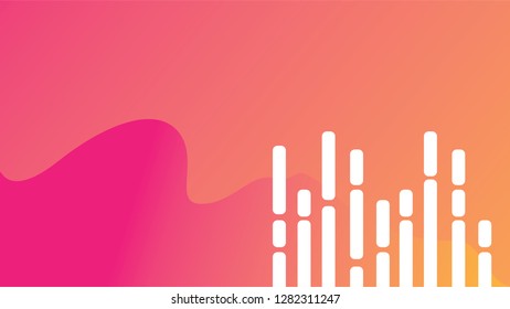 Geometric vector design with striped themes and combining two colors and liquid design as a sweetener in the design background. EPS EPS 10.