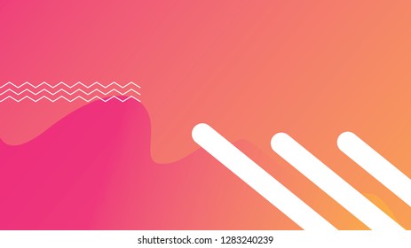 Geometric vector design with striped themes and combining two colors and liquid design as a sweetener in the design background. EPS EPS 10.