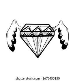 Geometric vector element on a white background. Element created from lines. Use for poster, illustration, template design, advertising, print design and textiles. Vector illustration eps10