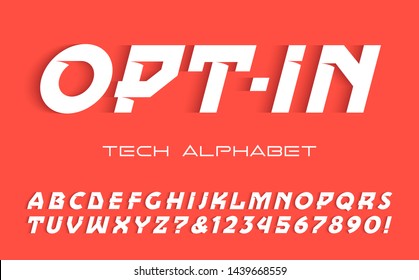 A geometric vector font with a business logo or e-commerce feel