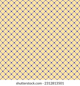 Geometric vector grid. Seamless abstract pattern. Modern background with blue diagonal lines