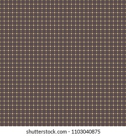 Geometric vector grid. Seamless golden abstract pattern. Modern background