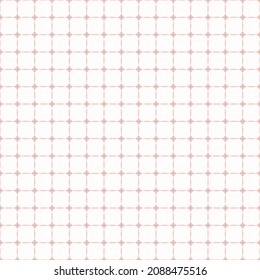 Geometric vector grid. Seamless pink abstract pattern. Modern background