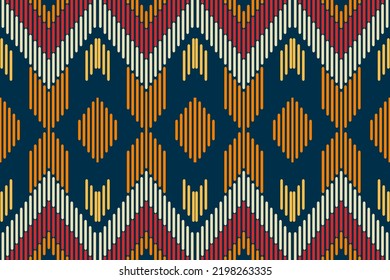 Geometric vector ikat folk embroidery, and Mexican style. The most intricately patterned fabrics. pattern textiles that employ resist dyeing on the yarns prior to dyeing and weaving the fabric.
