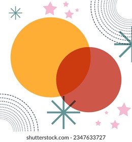 Geometrisches Vektorgrafik 80er Jahre Vintage Art Dodle nahtlose Muster, Graphic element für Gewebe, Textilien, Kleidung, Wickelpapier, Tapete, Poster. Graphic element, SHOTLISTretro.