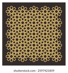 Geometric vector illustration for the background of Islamic holidays