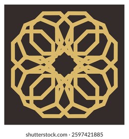 Geometric vector illustration for the background of Islamic holidays