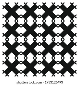 Ilustración del vector geométrico. patrón de rectángulo en blanco y negro. Patrón vectorial sin cable. Fondo geométrico abstracto. Estructura de la rejilla lineal a partir de rectángulos