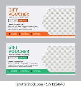 Geometric Vector illustration, creative business voucher template can be used for all Company needs