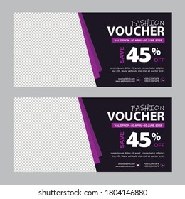 Geometric vector illustration, creative business voucher template can be used for all Fashion needs