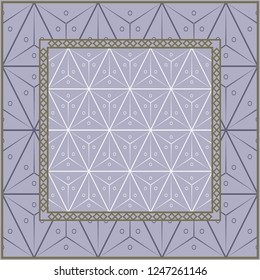 Geometric . Vector illustration. design for printing, presentation, textile industry.