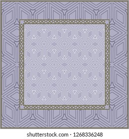 Geometric . Vector illustration. design for printing, presentation, textile industry.